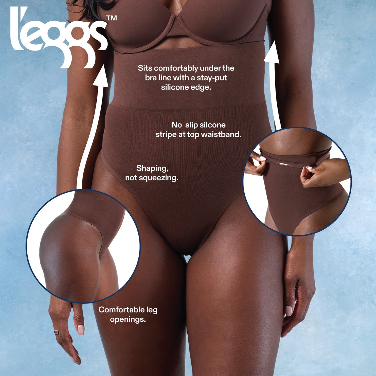 L'eggs- 360 Shape Seamless Fit - High Waist Thong